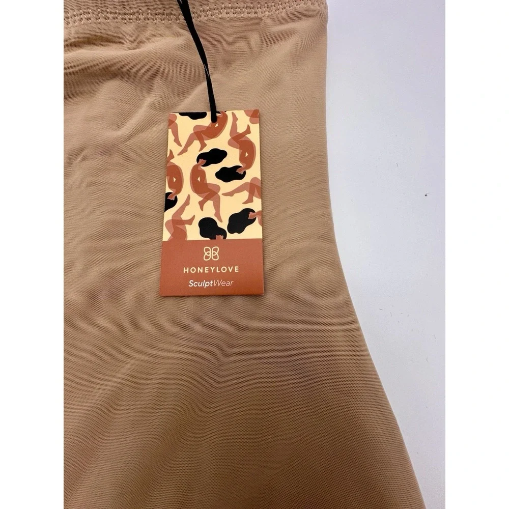 Honeylove Superpower Shorts‎ Sand Nude Sz 3XL Shapewear Tummy Control NO Straps